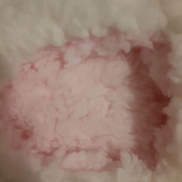 NWOT Super Cloud Soft Fleece Slippers with Bow and Pompoms Marshmallow Pink S7/8 - Picture 7 of 9